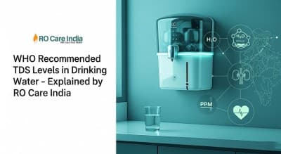 WHO Recommended TDS Levels in Drinking Water - Explained by RO Care India