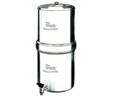 TATA Swach Steel Gravity Water Purifier 20L