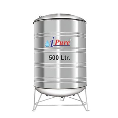 iPure Stainless Steel Water Tank 500 LTR 316/304