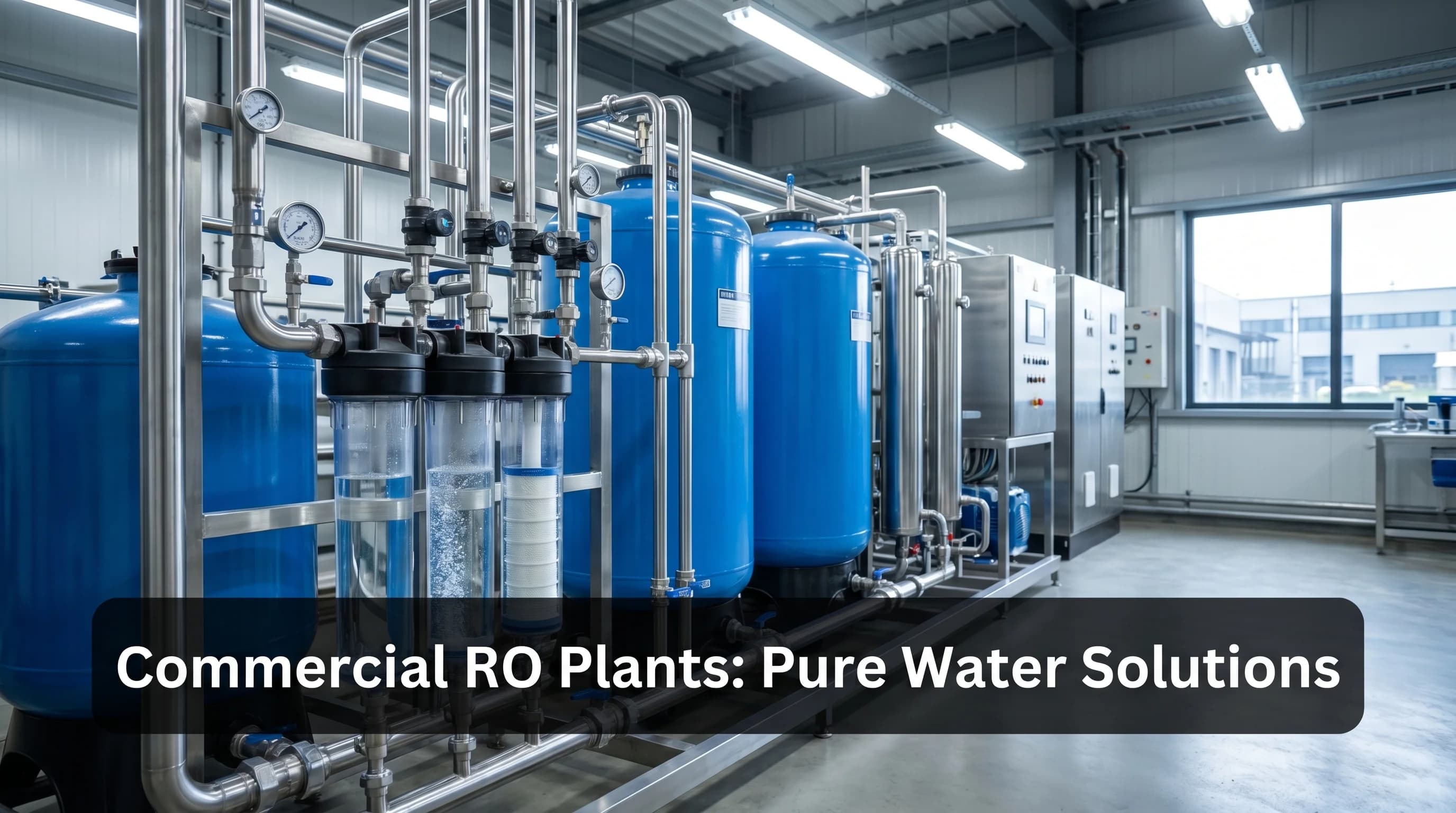 Choosing the Right Commercial Water Purification System for Your Growing Business Needs