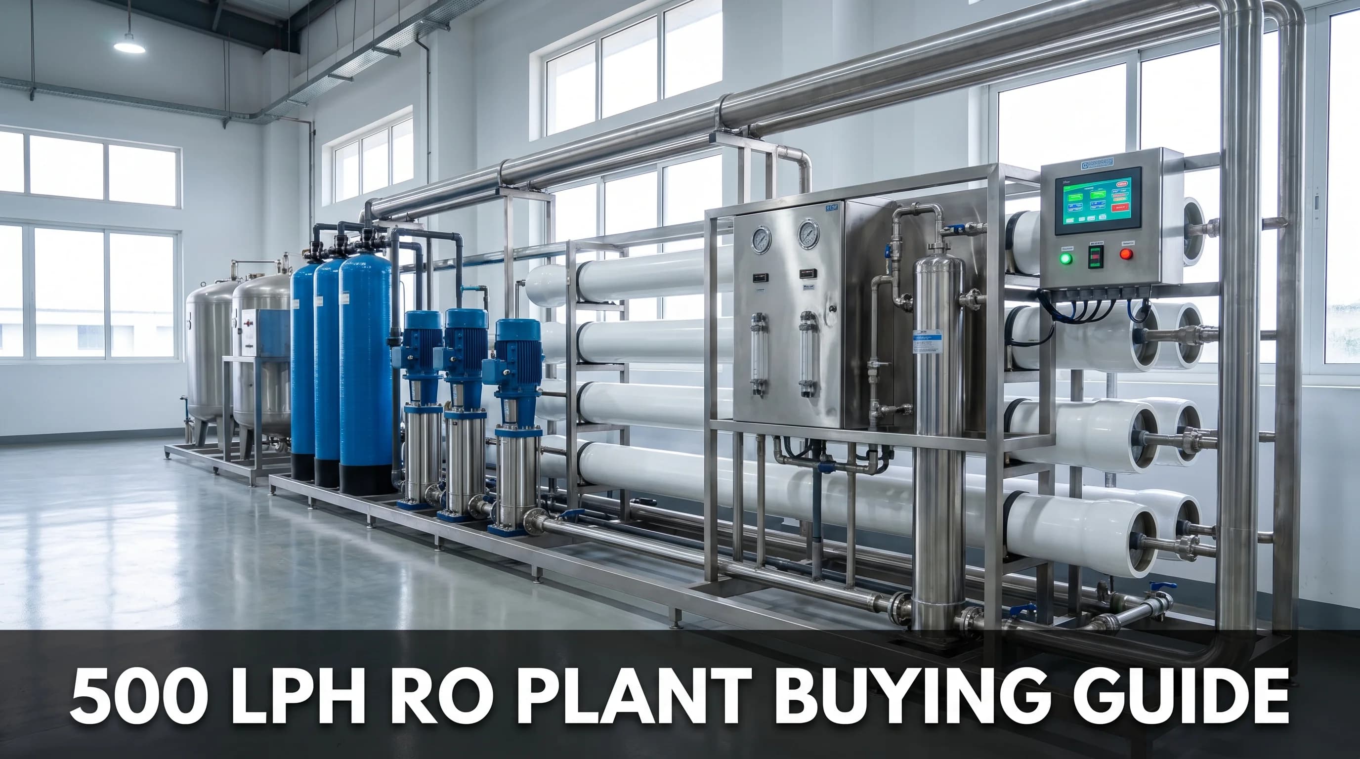 # How to Choose the Right Commercial Water Purification System for Your Gurgaon Business
