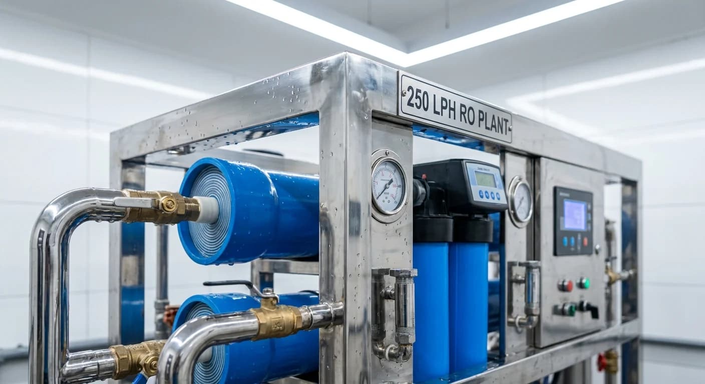 Selecting the Perfect 250 LPH RO Plant: Your Comprehensive Commercial Water Purification Guide