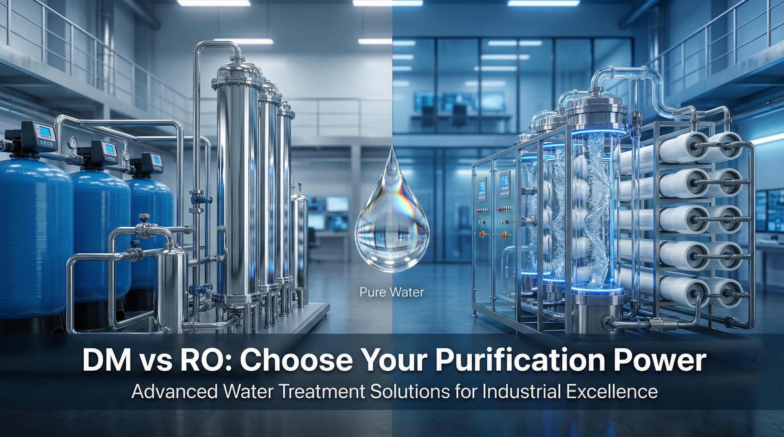 DM Plant vs RO Plant: Complete Water Treatment Guide