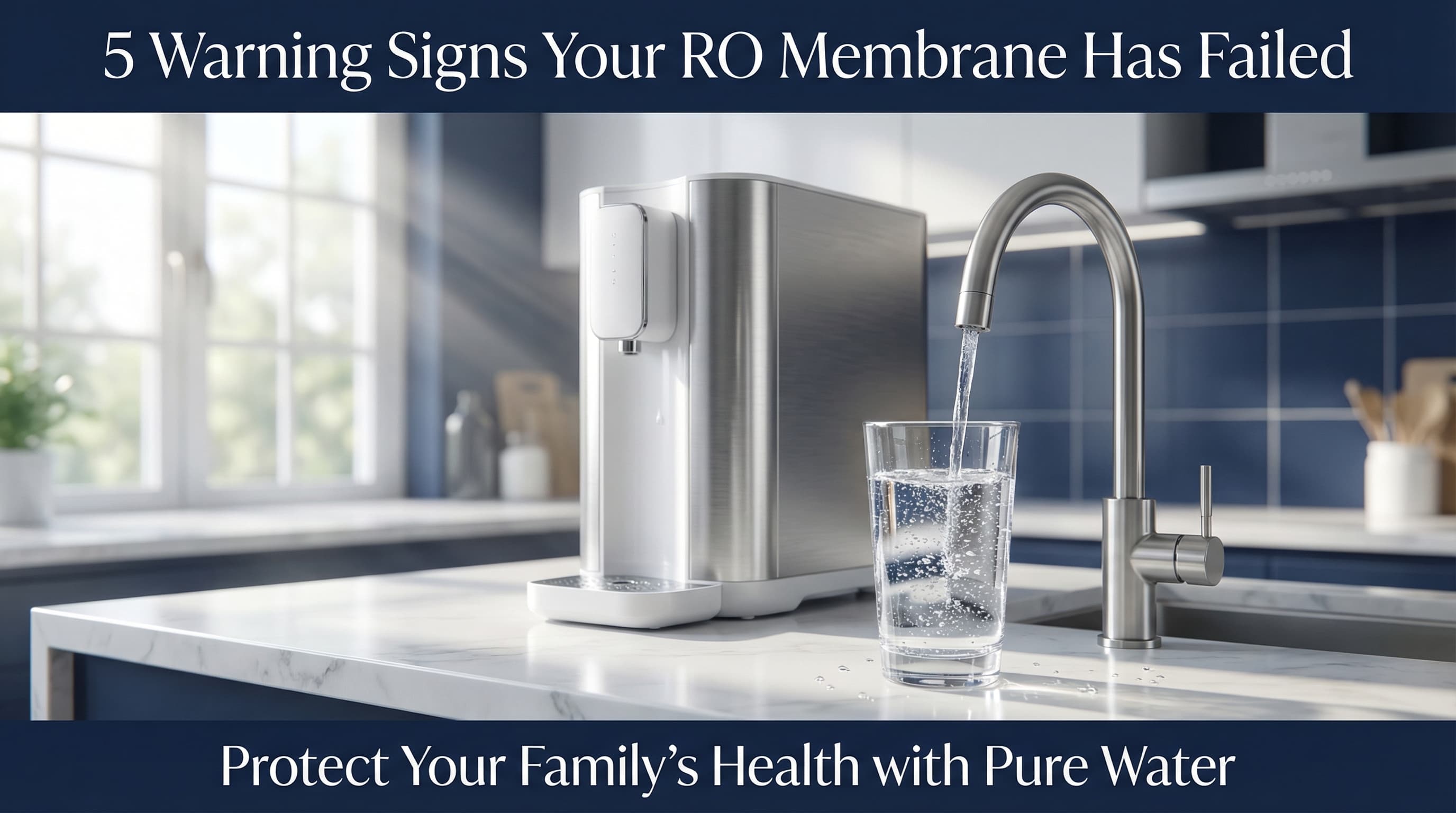 5 Warning Signs Your RO Membrane Has Failed (Fix Now)