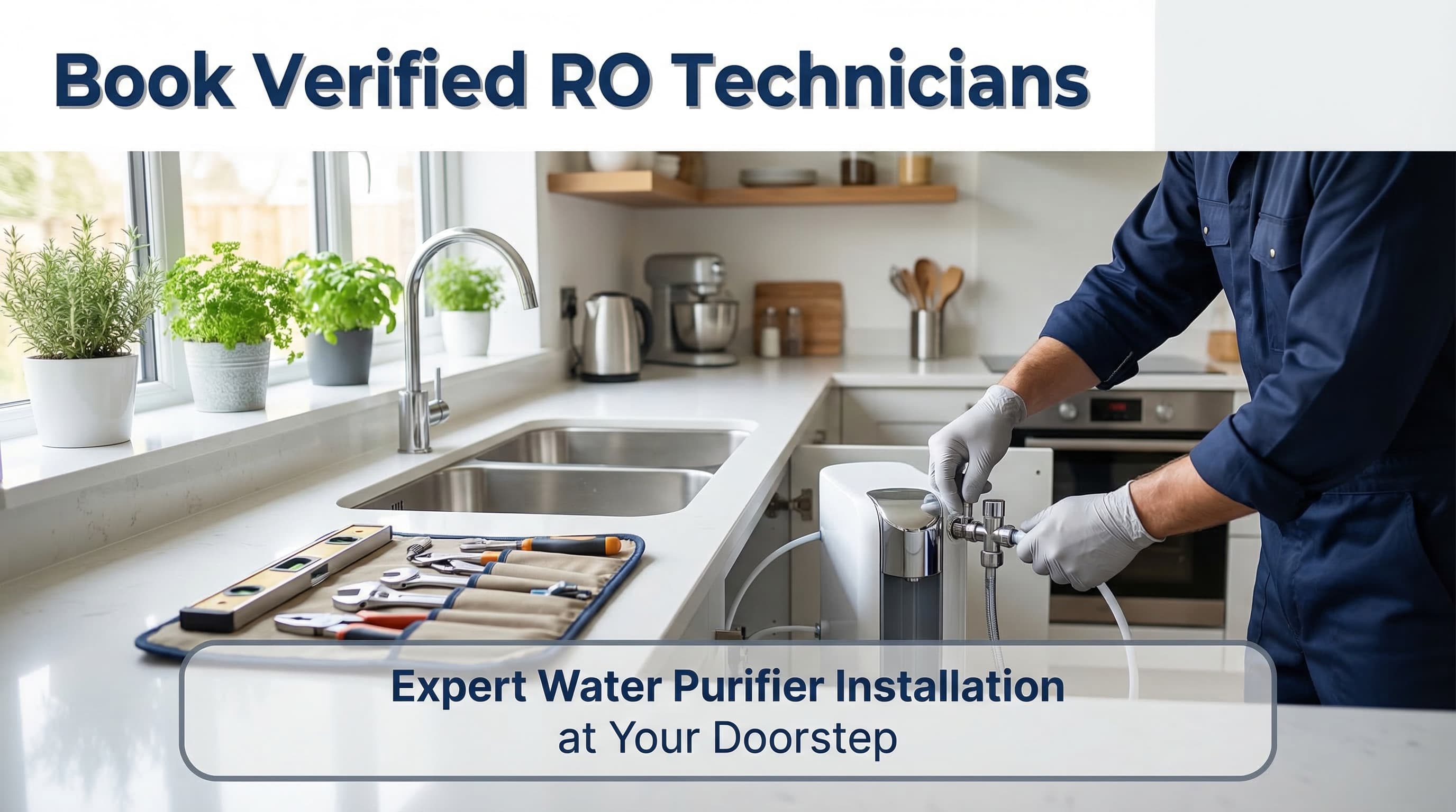Book Verified RO Technicians for Home Water Purifier Setup