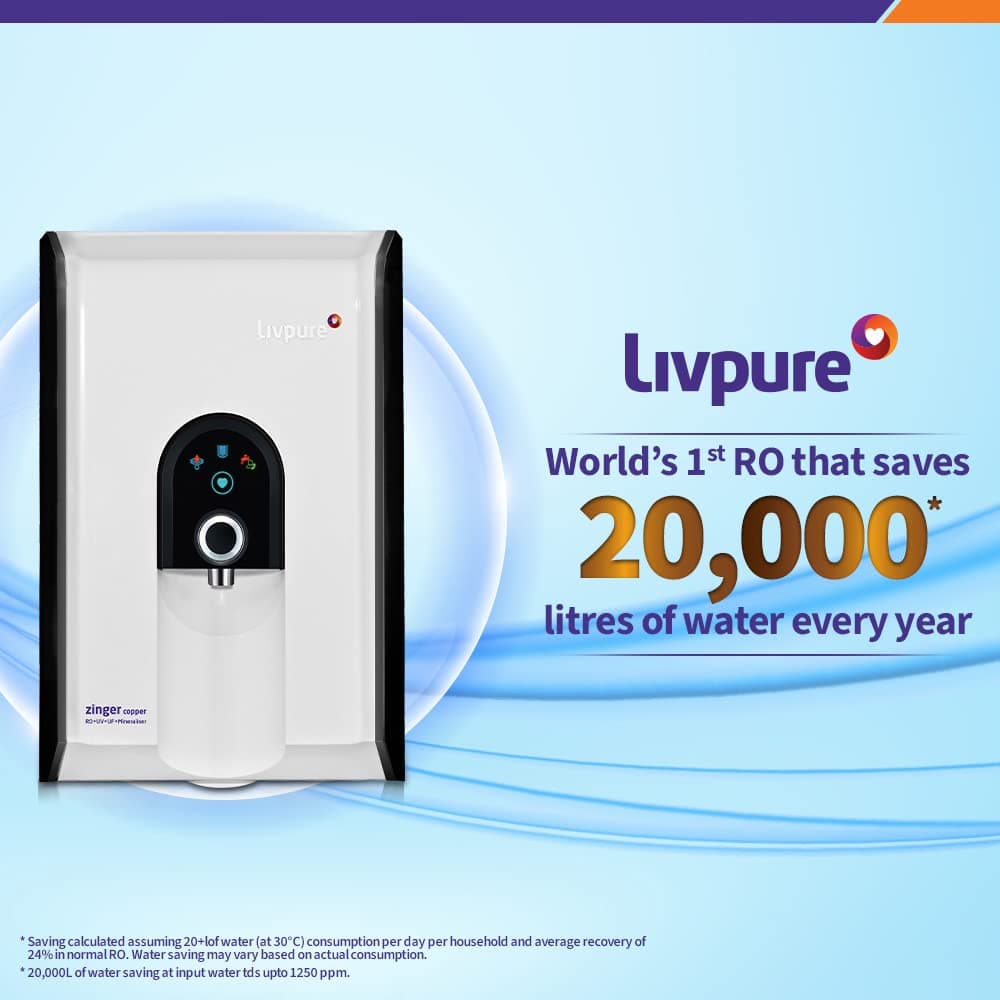 LIVPURE LIV-ZINGER-COPPER(WHITE)2K 6.5 L LIVPURE LIV-ZINGER-COPPER(WHITE)2K 6.5 L