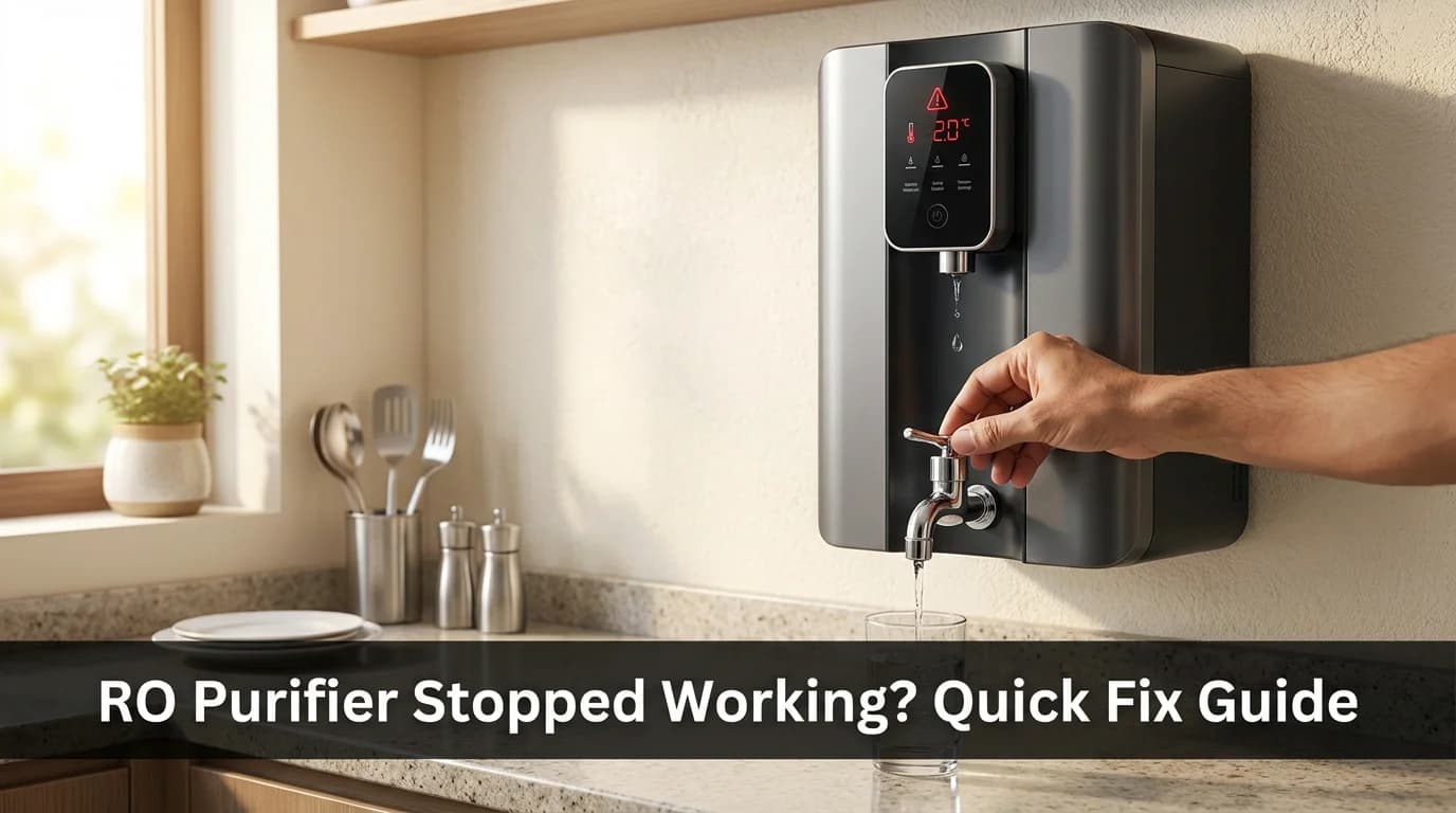 # What to Do When Your RO Water Purifier Suddenly Stops Working in Kolkata # What to Do When Your RO Water Purifier Suddenly Stops Working in Kolkata