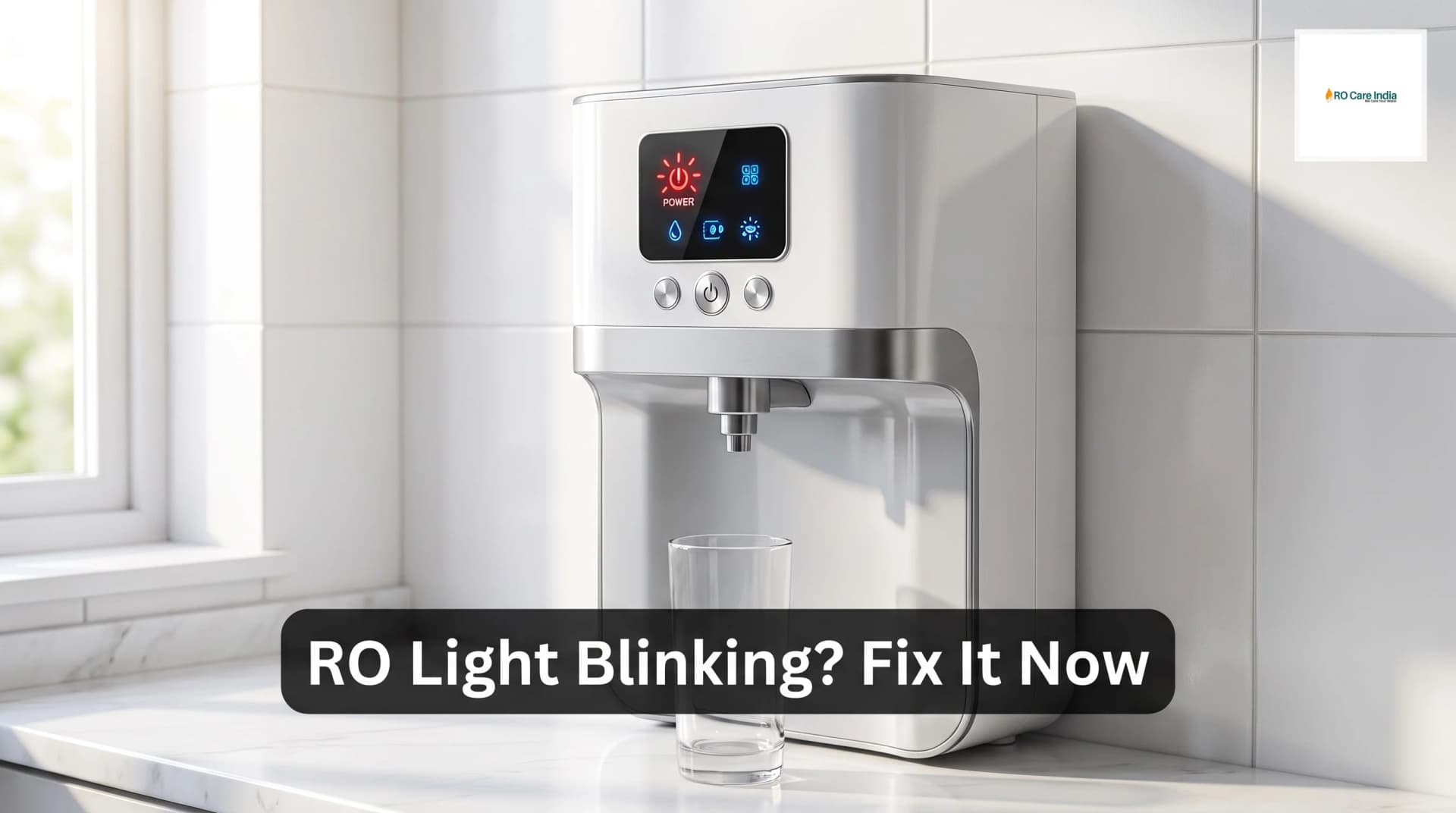 RO Power Light Blinking But No Water: What's Wrong and How to Fix It? RO Power Light Blinking But No Water: What's Wrong and How to Fix It?