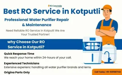 Best RO Service in Kotputli - Professional Water Purifier Repair & Maintenance
